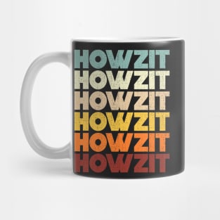 Howzit Classic South Africa Greeting Hello Pattern Mug